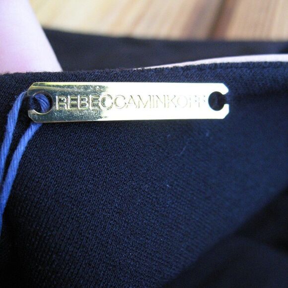 NWT Rebecca Minkoff Stella Leather Trim  Dress - Picture 9 of 10